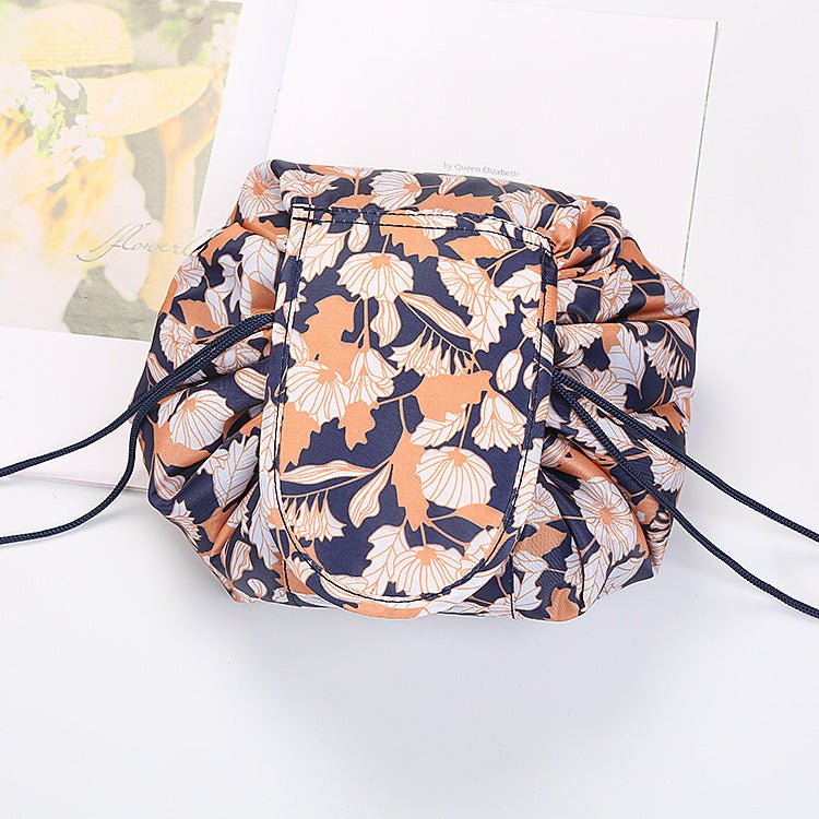 Animal Printing Large Capacity Drawstring Lazy Cosmetic Storage Bag - PratSN