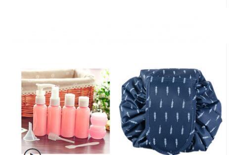 Animal Printing Large Capacity Drawstring Lazy Cosmetic Storage Bag - PratSN