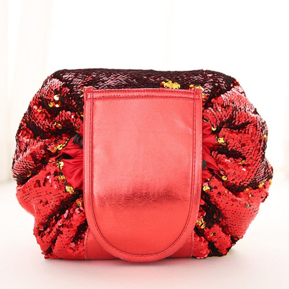 Animal Printing Large Capacity Drawstring Lazy Cosmetic Storage Bag - PratSN
