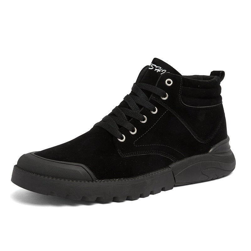 Ankle Boots Men Winter Warm Plush Shoes - PratSN