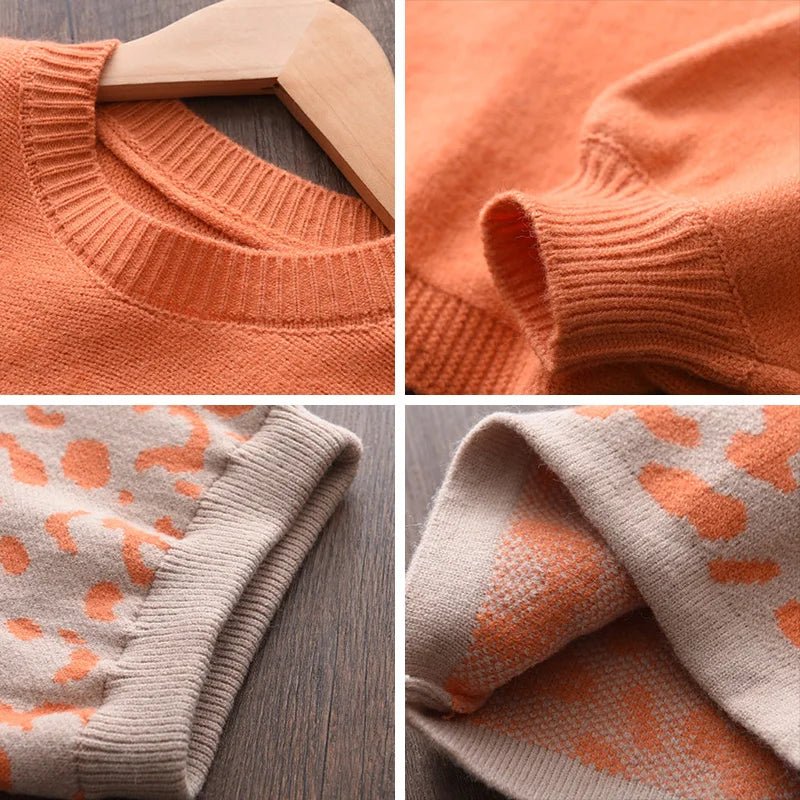 Autumn Fashion Girls Fashion Knitted 2 Pieces Sets Simplicity Sweater Coat Skirt Girls Boutique Outfits Baby Girl Winter Clothes - PratSN