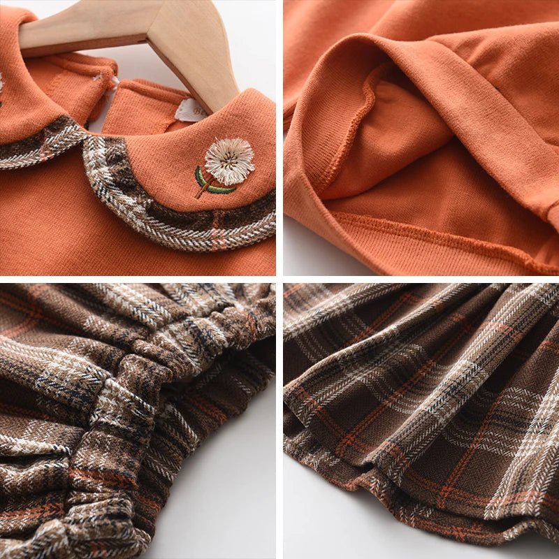 Autumn Fashion Girls Fashion Knitted 2 Pieces Sets Simplicity Sweater Coat Skirt Girls Boutique Outfits Baby Girl Winter Clothes - PratSN