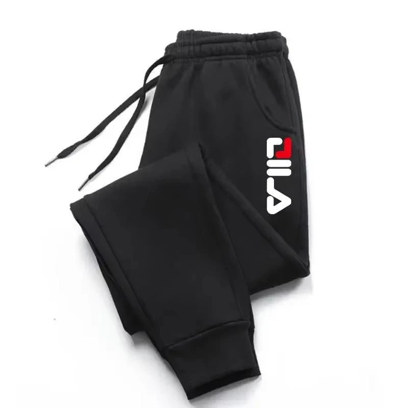 Autumn Winter Men's Joggers Drawstring Casual Pants Fleece Sweatpants Workout Running Gym Fitness Sports Trousers WK007 - PratSN