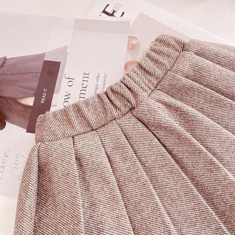 Bear Leader Fashion Kids Girls Princess 2pcs Clothes Set Autumn Winter Children Coat Outwear+Skirts Vintage Outfits Suit 2 - 12Y - PratSN