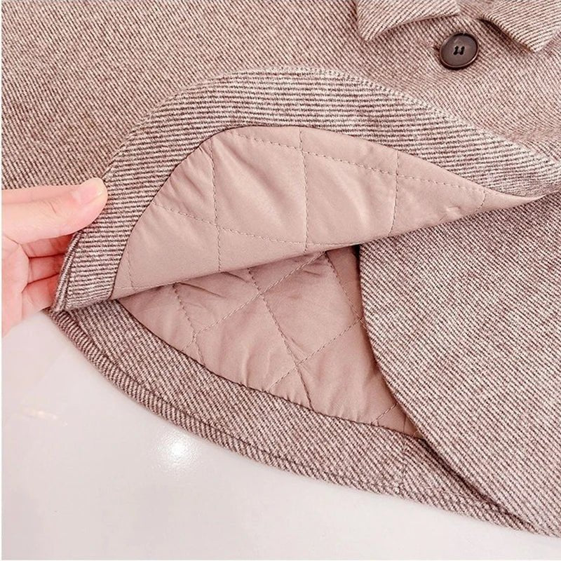 Bear Leader Fashion Kids Girls Princess 2pcs Clothes Set Autumn Winter Children Coat Outwear+Skirts Vintage Outfits Suit 2 - 12Y - PratSN