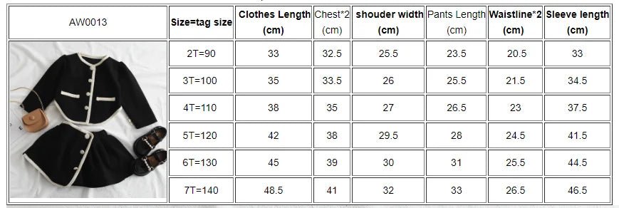 Bear Leader Fashion Kids Girls Princess 2pcs Clothes Set Autumn Winter Children Coat Outwear+Skirts Vintage Outfits Suit 2 - 12Y - PratSN