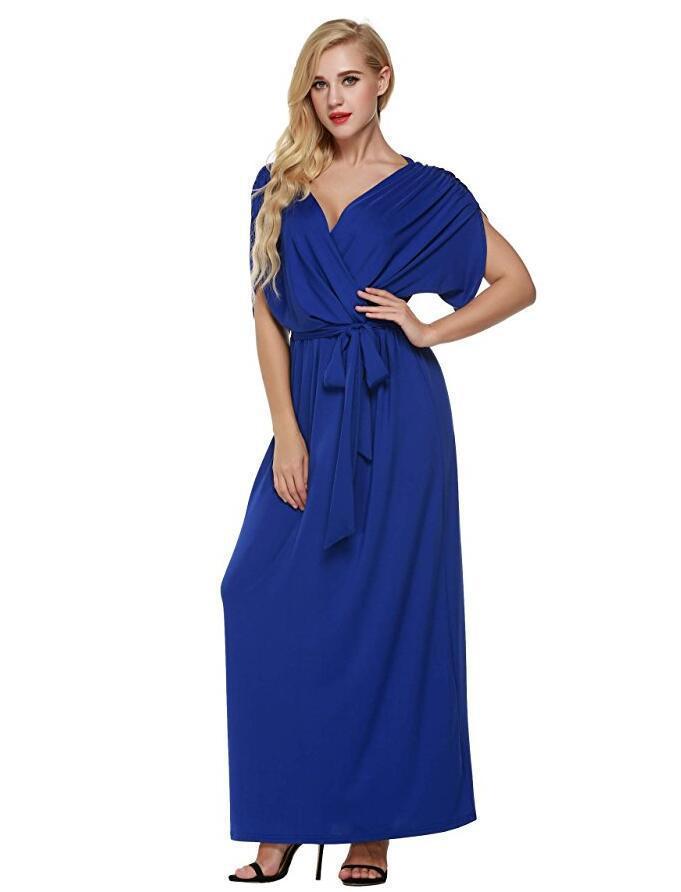 Big Size Dress Elegant Women Long Dresses Summer Dresses - PratSN