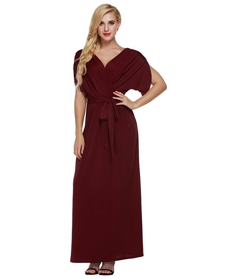 Big Size Dress Elegant Women Long Dresses Summer Dresses - PratSN