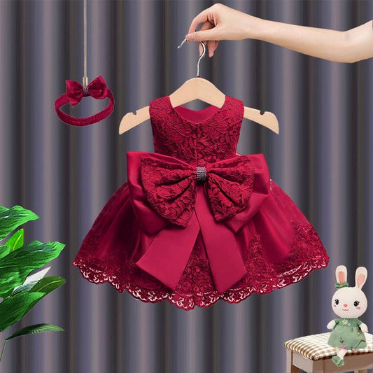 Birthday Baby Girl Zhuazhou Classy - Year - Old Banquet Dress - PratSN