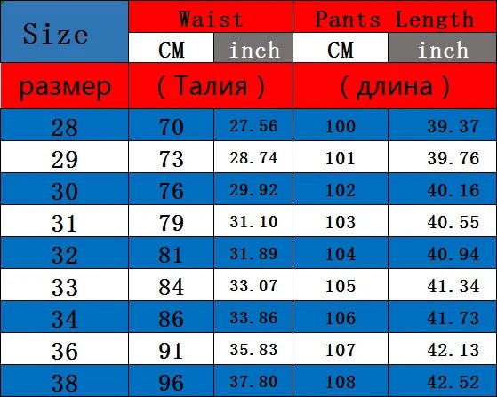 Blue Men's Stretch Jeans, Black Denim Trousers, Fashion Slim Casual Pants Asian Size 28 - 40 - PratSN