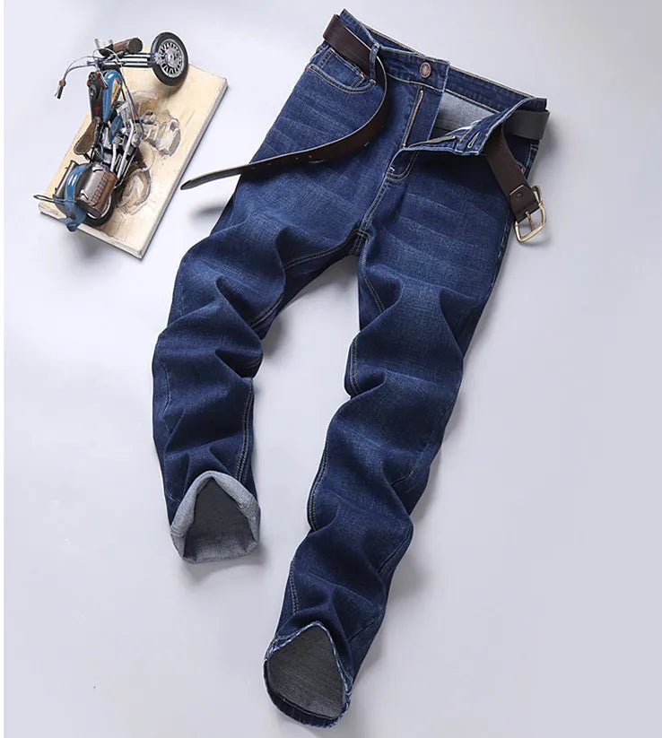 Blue Men's Stretch Jeans, Black Denim Trousers, Fashion Slim Casual Pants Asian Size 28 - 40 - PratSN