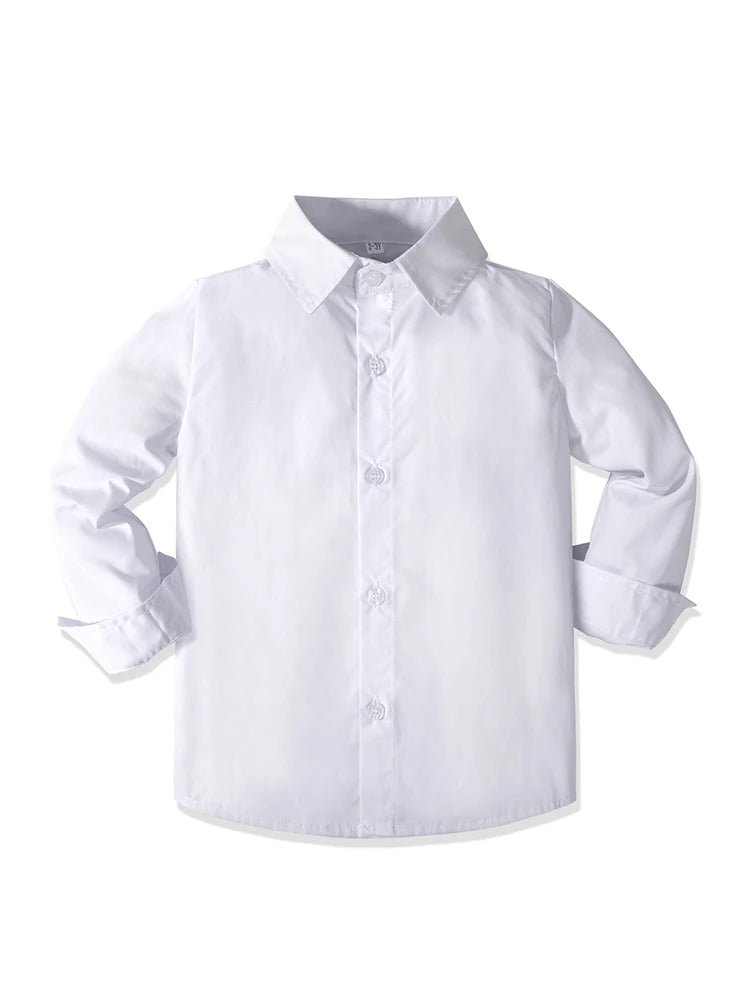 Boy Suit Dress Clothes Toddler Boy Formal Dresswear Set with Vest+Shirt+Pants+Bowtie Kids Back To School Outfits - PratSN