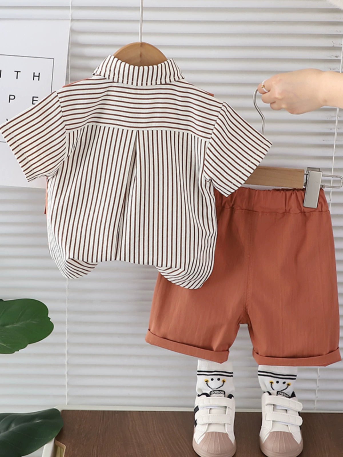 Boys' Shirt Vest Three - Piece Summer Dress - PratSN