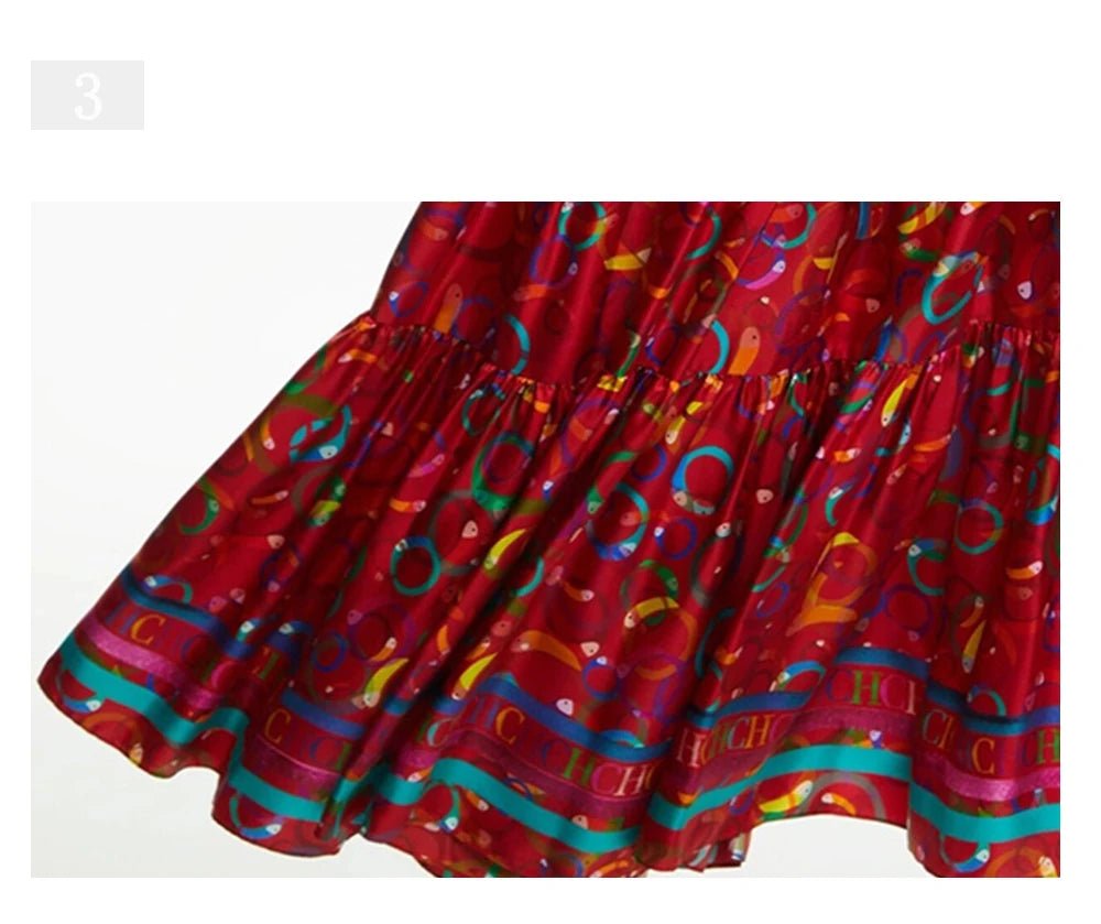 Bright Colours Summer New Colourful Matching Women's Dresses Comfortable To Wear Exquisite Workmanship Retro Versatile - PratSN