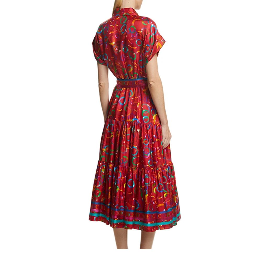 Bright Colours Summer New Colourful Matching Women's Dresses Comfortable To Wear Exquisite Workmanship Retro Versatile - PratSN