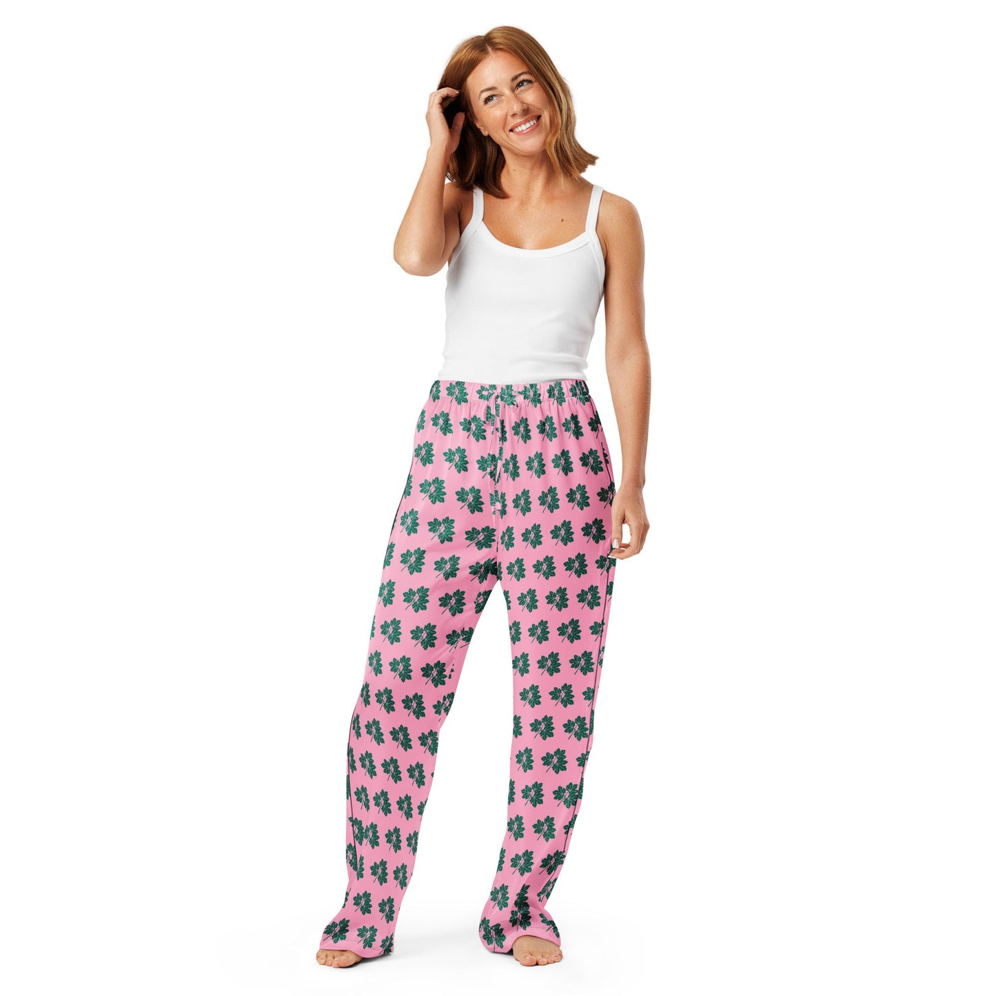 Brilliant Rose color Women’s pajama pants - PratSN