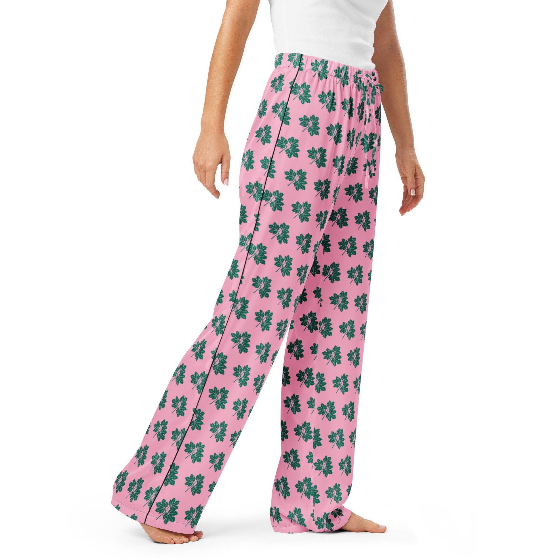 Brilliant Rose color Women’s pajama pants - PratSN