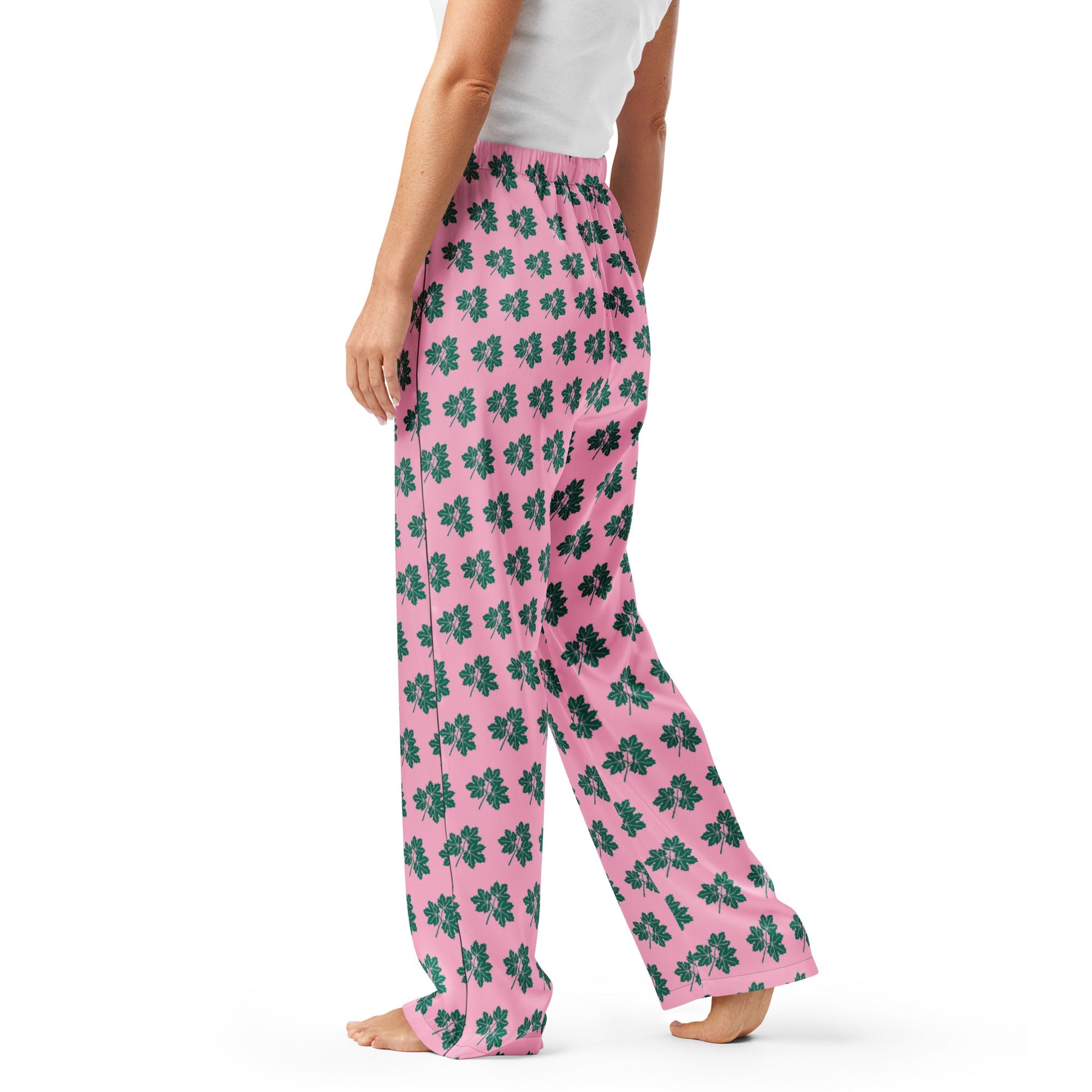 Brilliant Rose color Women’s pajama pants - PratSN