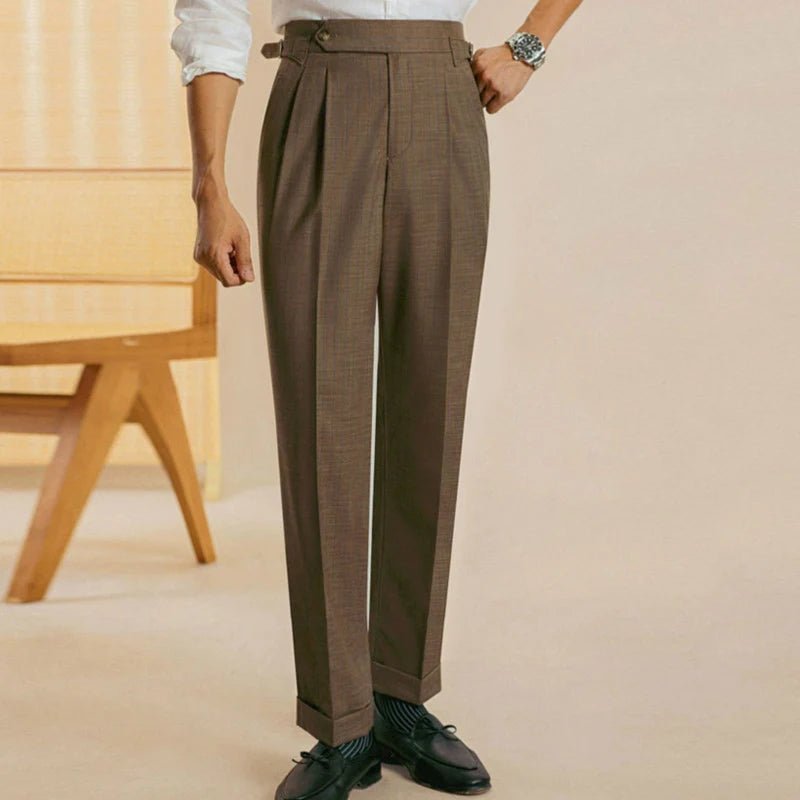 British Style Stripe Office Trousers Men Pant Trend Brand Fashion Casual Pant Pantalon De Vestir Hombre Trousers Pant For Man - PratSN