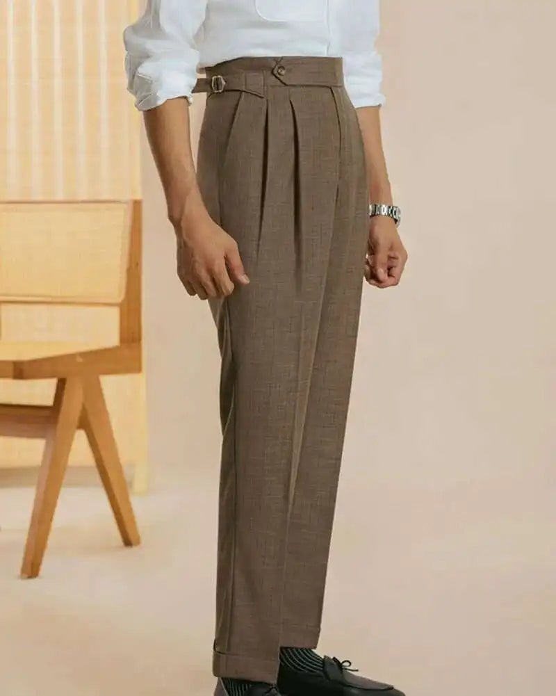British Style Stripe Office Trousers Men Pant Trend Brand Fashion Casual Pant Pantalon De Vestir Hombre Trousers Pant For Man - PratSN