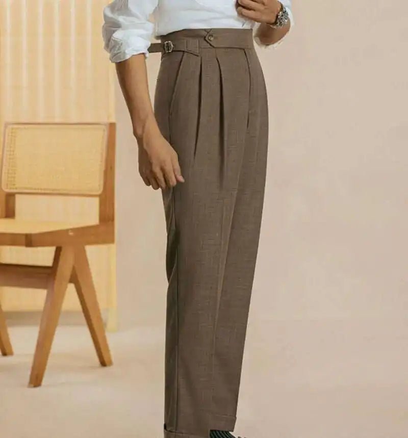 British Style Stripe Office Trousers Men Pant Trend Brand Fashion Casual Pant Pantalon De Vestir Hombre Trousers Pant For Man - PratSN