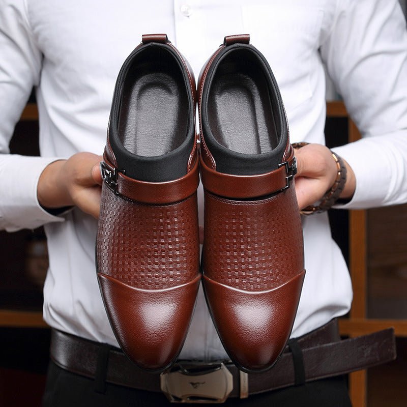 Business Suits Men's Leather Shoes Large English Shoes - PratSN