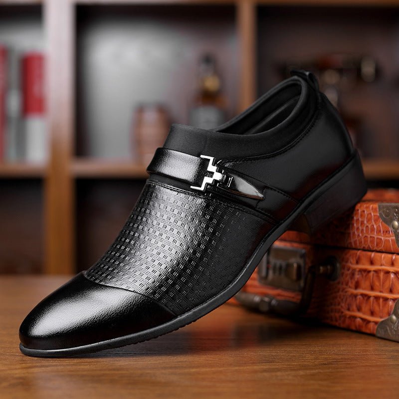 Business Suits Men's Leather Shoes Large English Shoes - PratSN