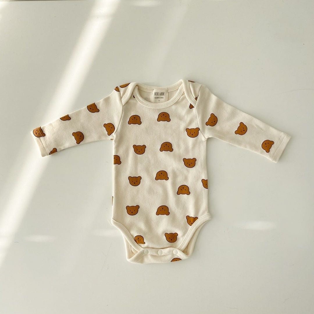 Cartoon Bear Print Clothes Casual Clothing Suit - PratSN