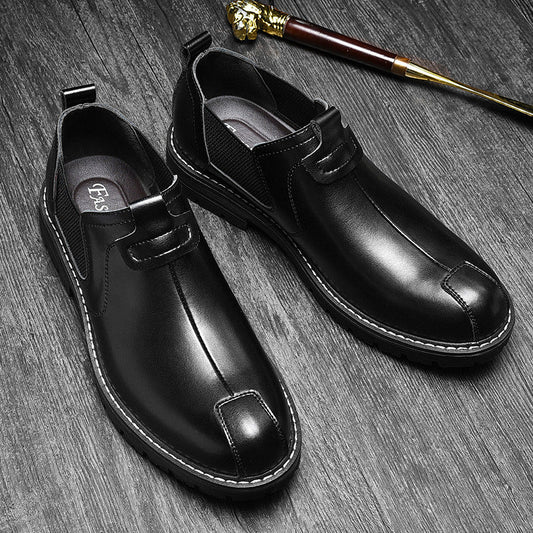 Casual leather shoes men loafers - PratSN