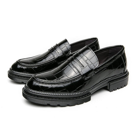 Casual Men's Leather Shoes Breathable British Men's Fashion Shoes - PratSN