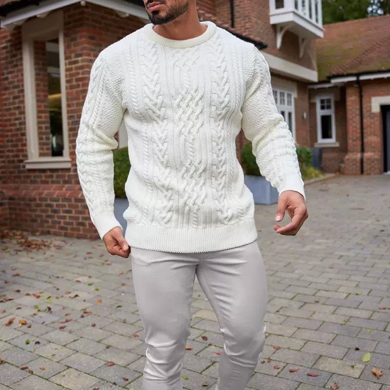 Casual Pants Slim Straight Leg Pants Men's High Waist Casual Pants Slim - Fitting Straight Pants - PratSN