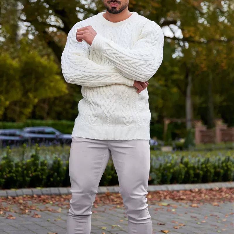Casual Pants Slim Straight Leg Pants Men's High Waist Casual Pants Slim - Fitting Straight Pants - PratSN