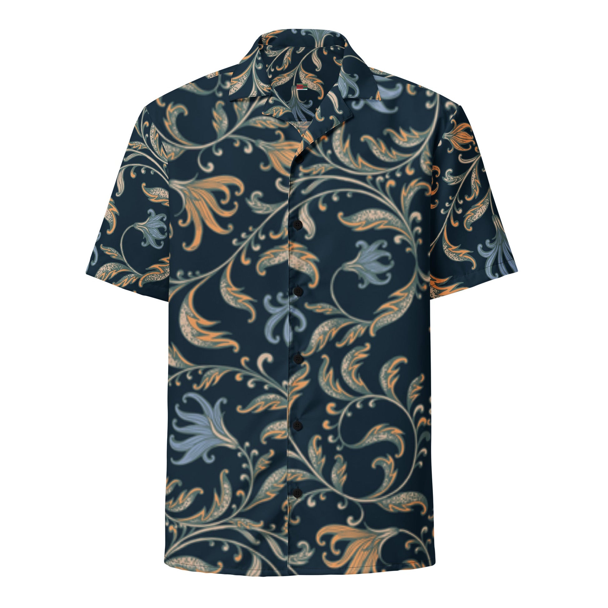 Casual Summer Shirt - Tropical Print Unisex Button - Up Shirt - PratSN