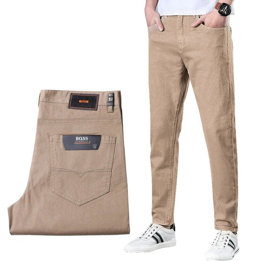 Casual Summer Wholesale Pants with Small Feet Men's Straight Pants Men's Printed Pants - PratSN