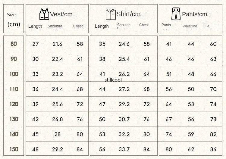 Children Vest Set 2 To 12 Y Flower Boys Wedding Suit Formal School Kids Piano Performance Costume Teens Birthday Evening Tuxedo - PratSN