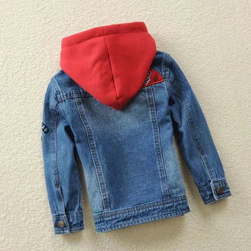 Children's Clothing Teenage Boys Jacket Teenage Sports Denim Jacket Spring and Autumn Fashion Boy Clothing Jacket Kids - PratSN