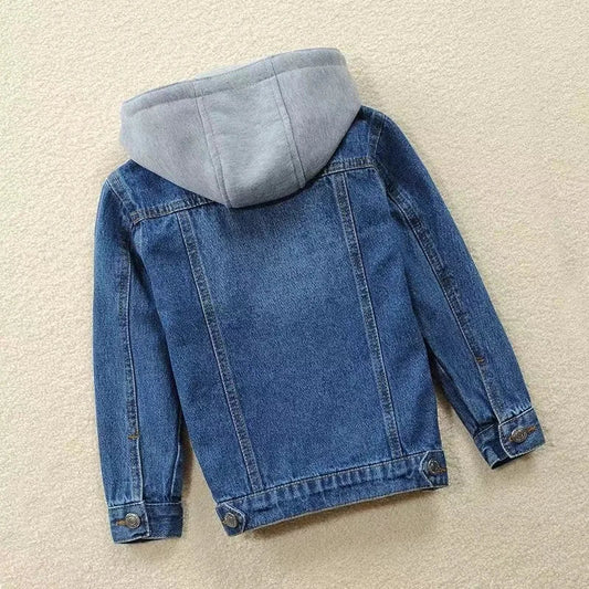 Children's Clothing Teenage Boys Jacket Teenage Sports Denim Jacket Spring and Autumn Fashion Boy Clothing Jacket Kids - PratSN