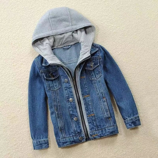 Children's Clothing Teenage Boys Jacket Teenage Sports Denim Jacket Spring and Autumn Fashion Boy Clothing Jacket Kids - PratSN