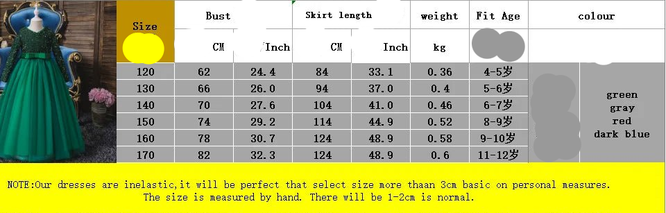 Children's dress girl sequins birthday dress princess dress little girl presenter piano performance clothes in stock - PratSN