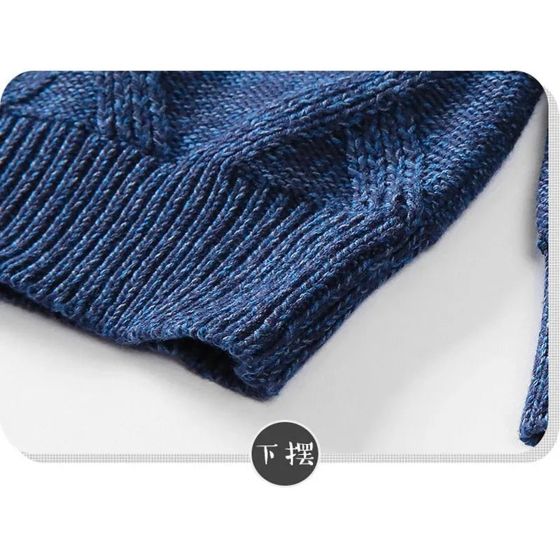 Children's Turtleneck Jumper Boys Thickened Padded Warm Sweater Autumn Winter New Girls Solid Colour Fashion Casual Coat 3 - 10Y - PratSN