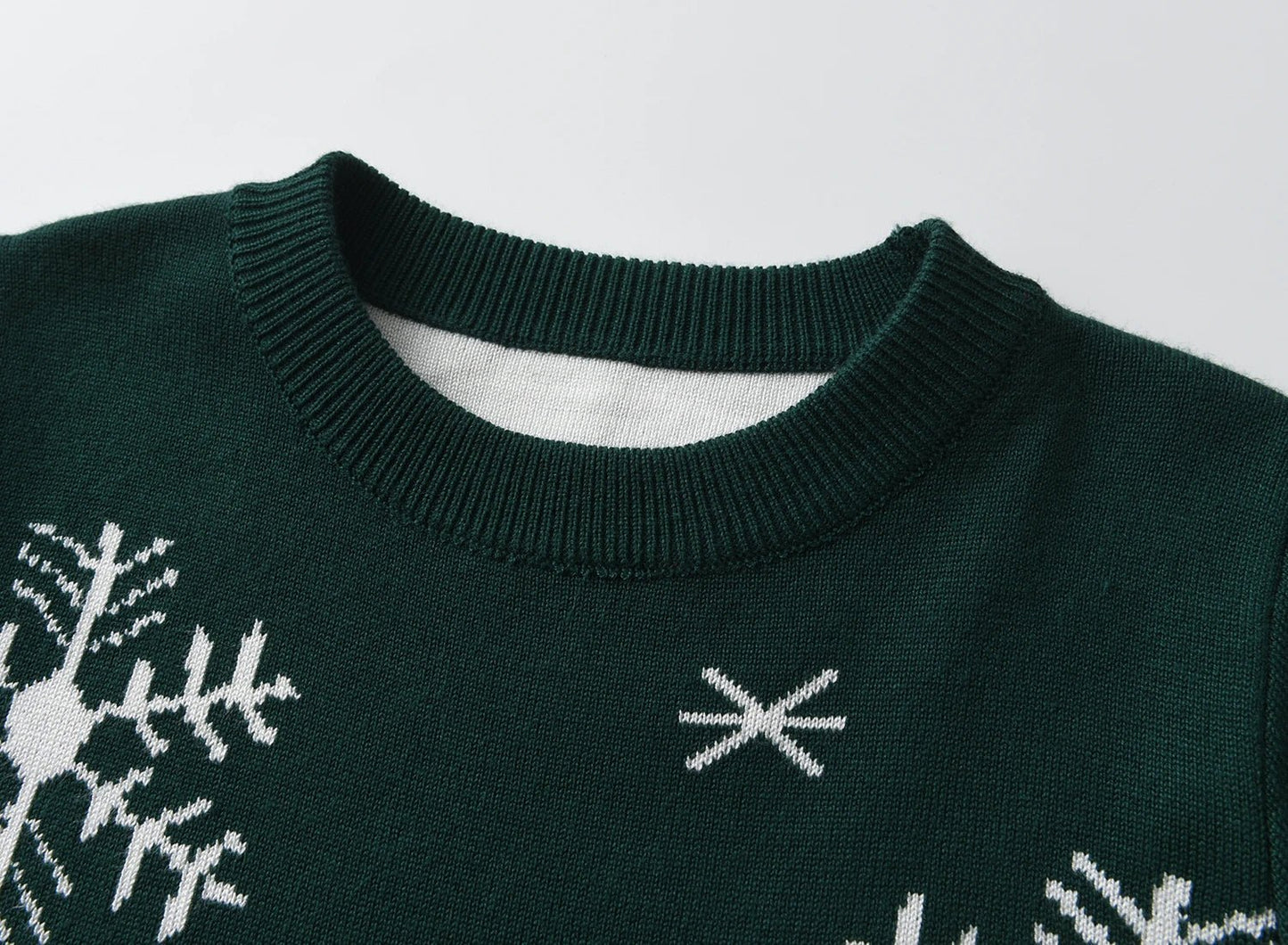 Christmas Kids Sweater New Casual Baby Warm Elk Printed Knitted Girls Sweater Boys Girls Cute Xmas Tree Pullovers Clothes - PratSN