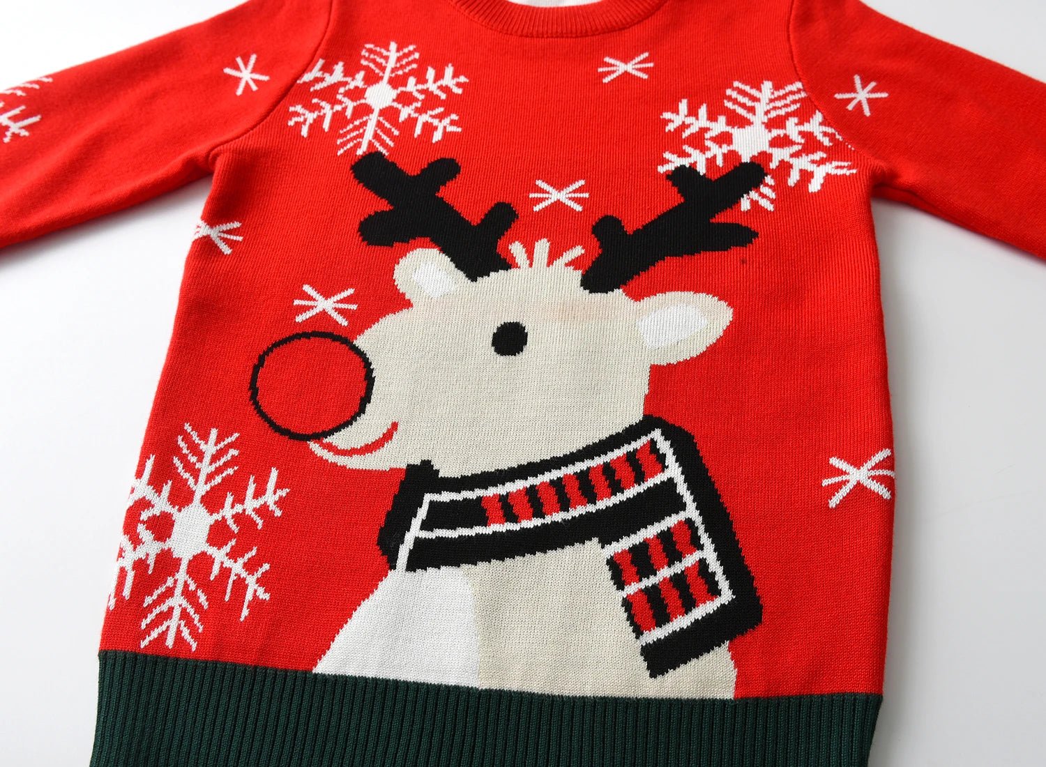Christmas Kids Sweater New Casual Baby Warm Elk Printed Knitted Girls Sweater Boys Girls Cute Xmas Tree Pullovers Clothes - PratSN