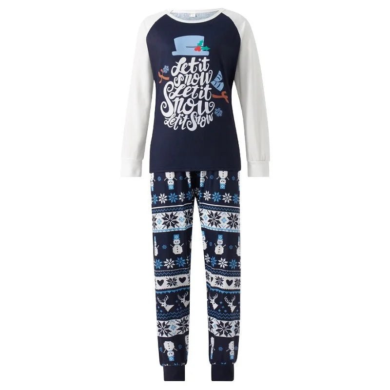 Christmas Pajamas Family Matching Outfits Adult And Kids Clothes Tops+Pants Xmas Sleepwear Sets Newborn Baby Boy Girl Jumpsuit - PratSN