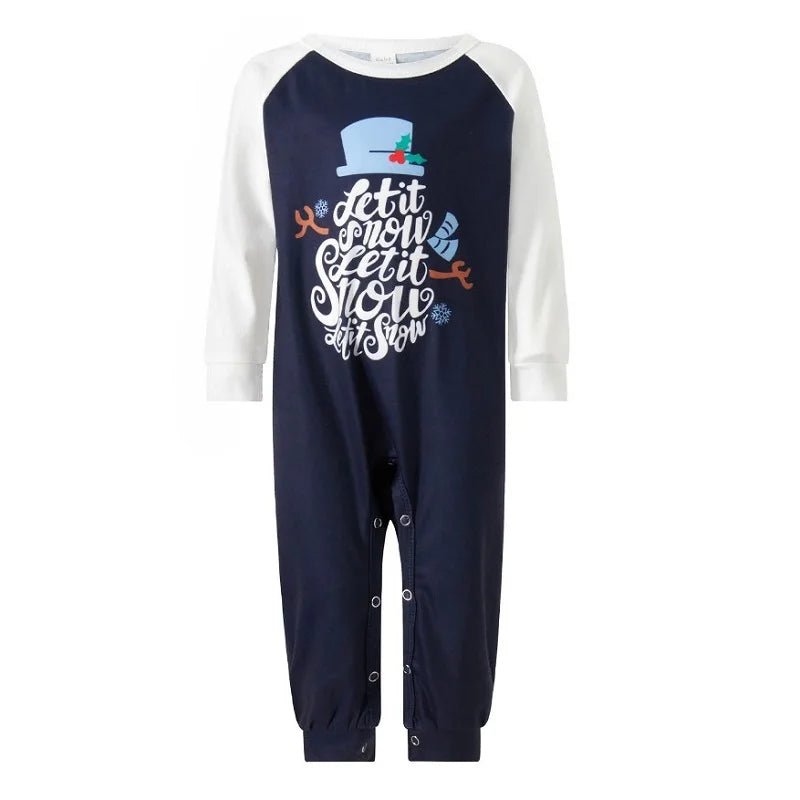 Christmas Pajamas Family Matching Outfits Adult And Kids Clothes Tops+Pants Xmas Sleepwear Sets Newborn Baby Boy Girl Jumpsuit - PratSN