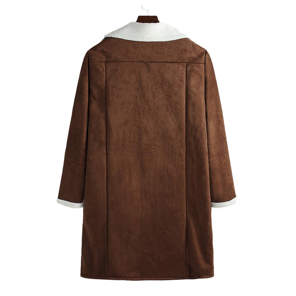 Coat Fabulous Warm Winter Jacket Plush Winter Coat Handsome Men Coat for Daily Wear - PratSN