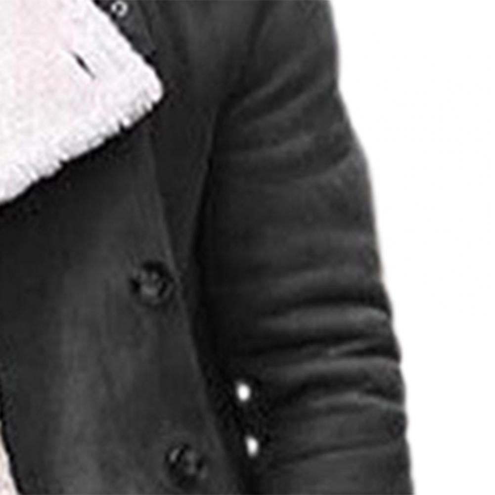 Coat Fabulous Warm Winter Jacket Plush Winter Coat Handsome Men Coat for Daily Wear - PratSN