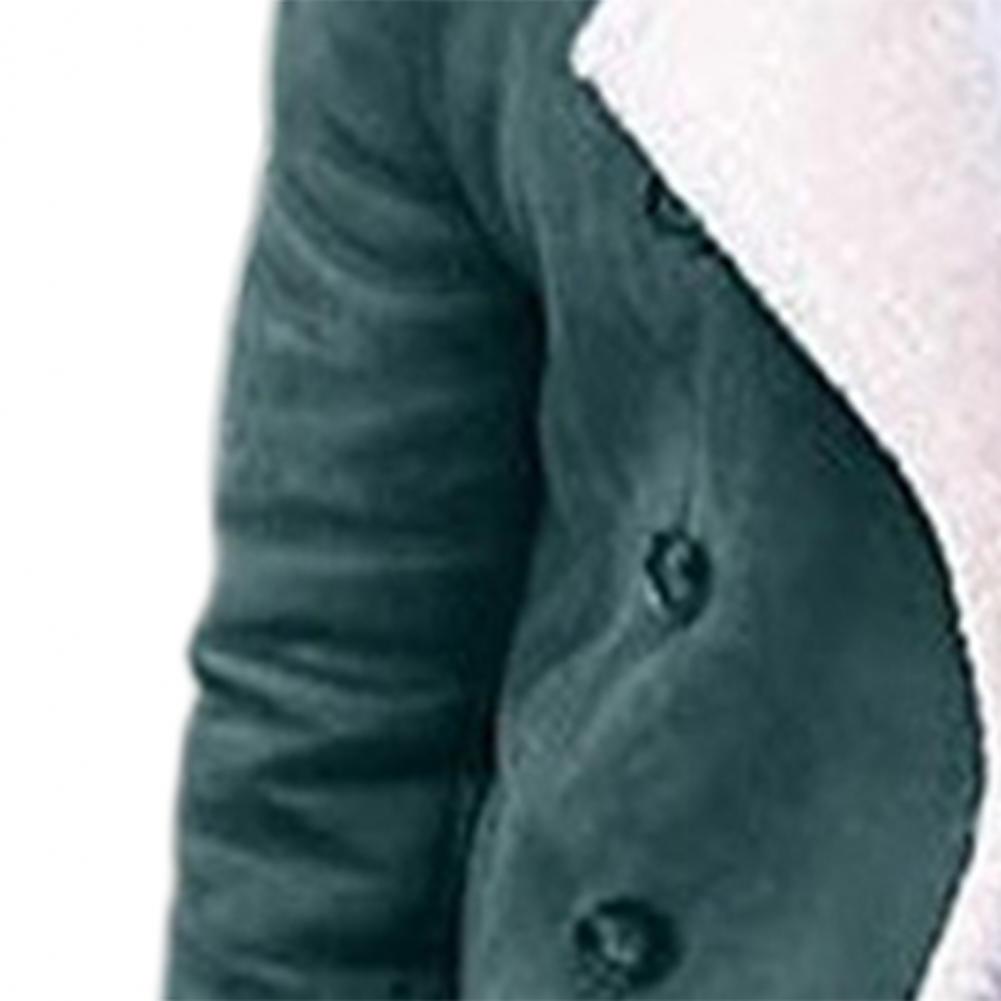 Coat Fabulous Warm Winter Jacket Plush Winter Coat Handsome Men Coat for Daily Wear - PratSN