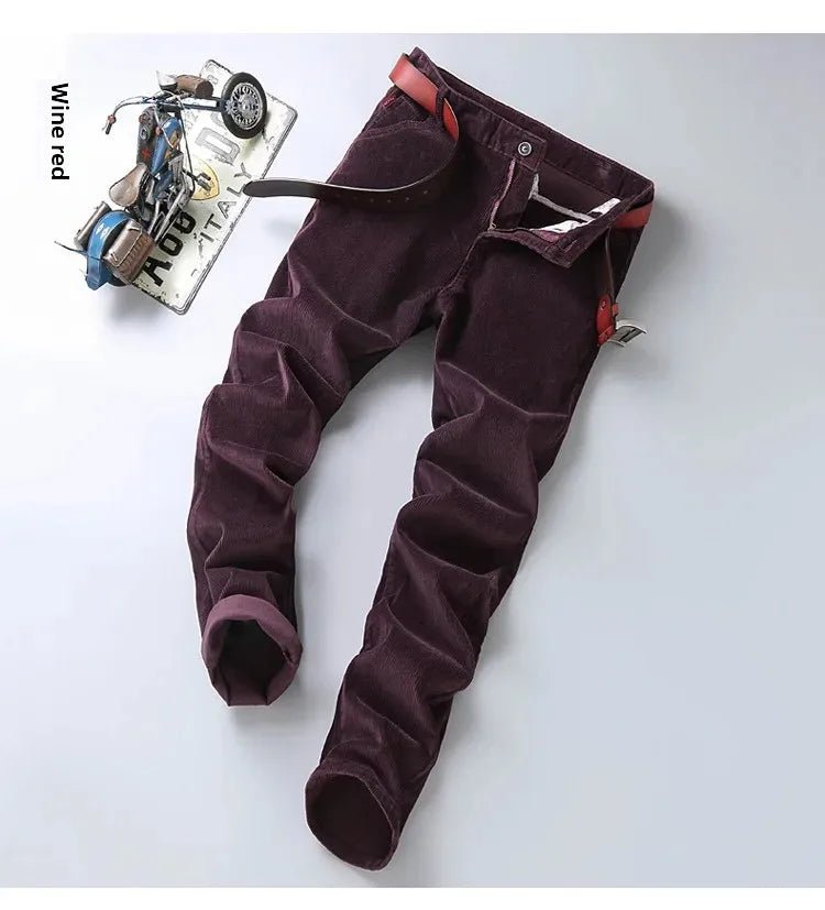 Corduroy Long Pants For Men Casual Straight - Leg Design Spring Summer Season High Sales Product Youthful Style - PratSN