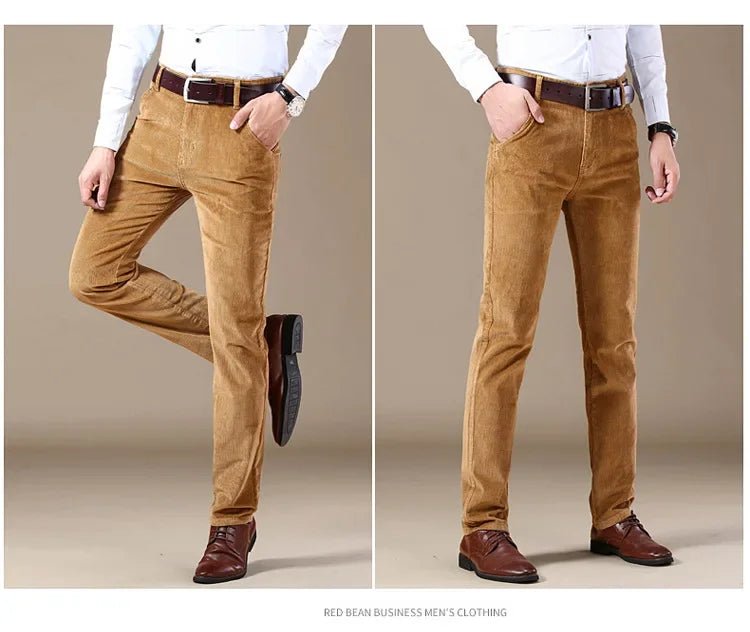 Corduroy Long Pants For Men Casual Straight - Leg Design Spring Summer Season High Sales Product Youthful Style - PratSN