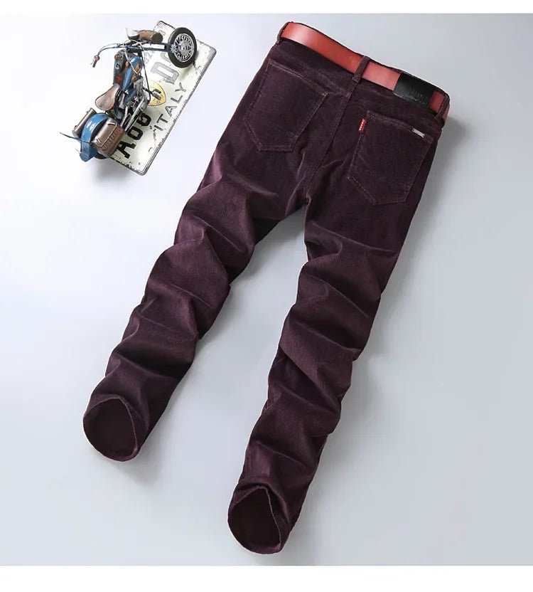 Corduroy Long Pants For Men Casual Straight - Leg Design Spring Summer Season High Sales Product Youthful Style - PratSN